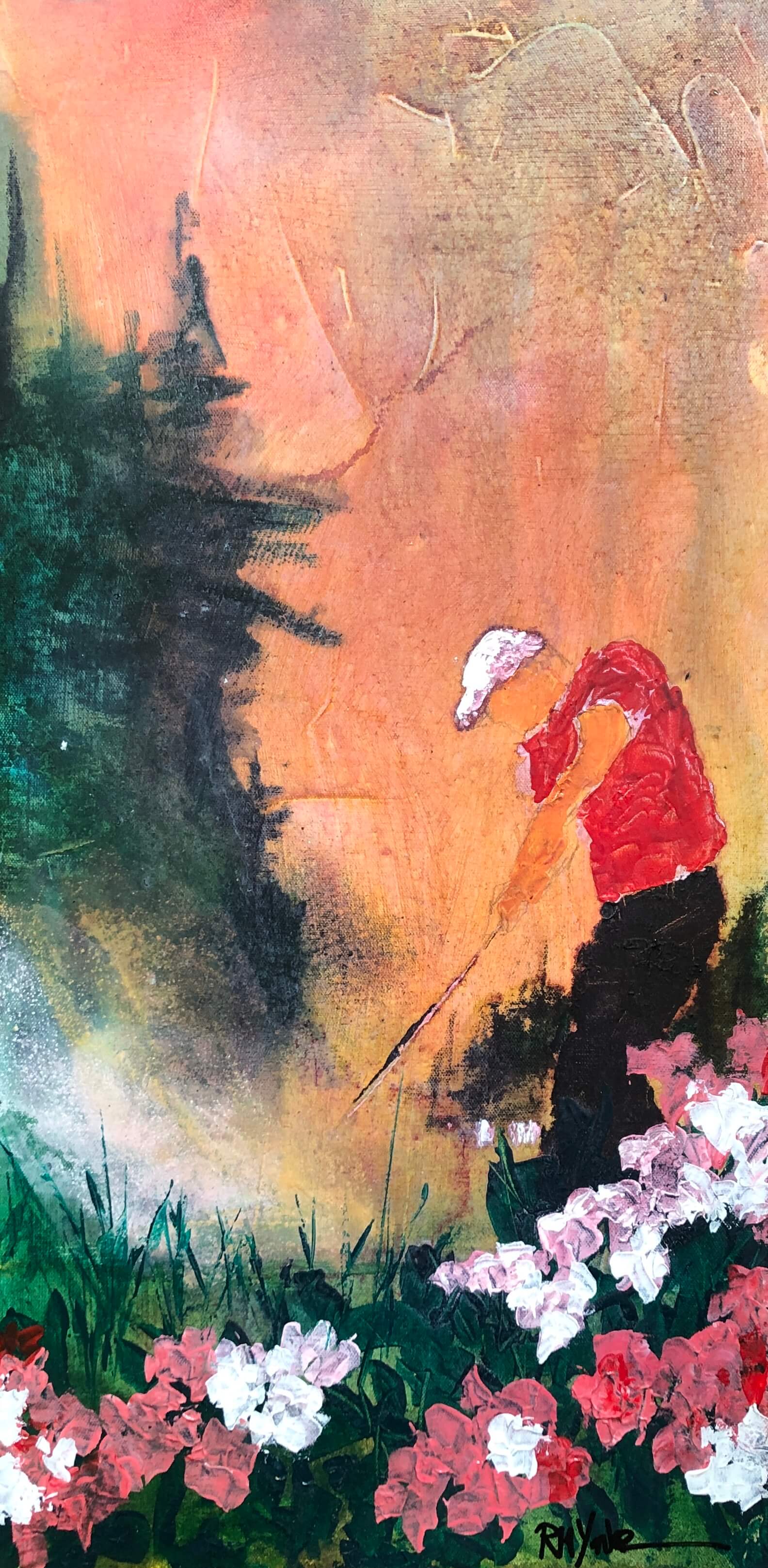 Sand Wedge original golfing art